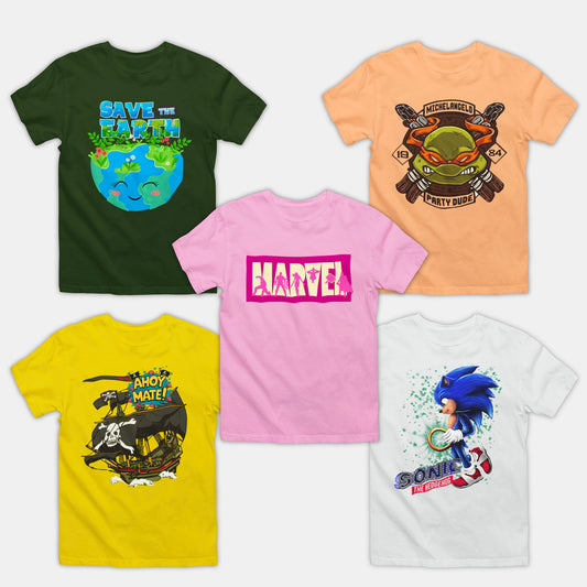 Boy Tshirts - 5 Pc Pack