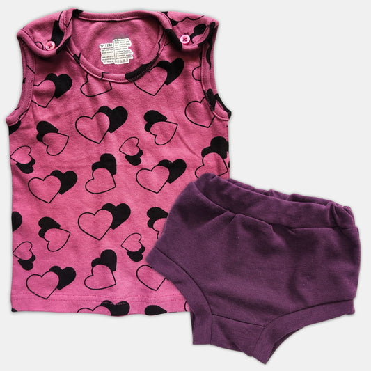 Baby 2 Piece Set - Maroon