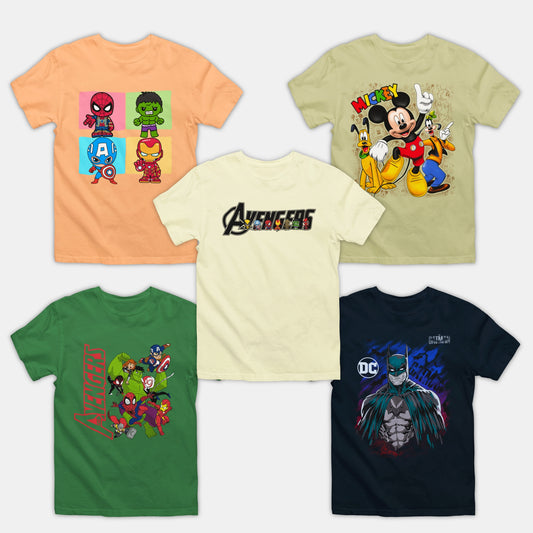 Boy Tshirts - 5 Pc Pack