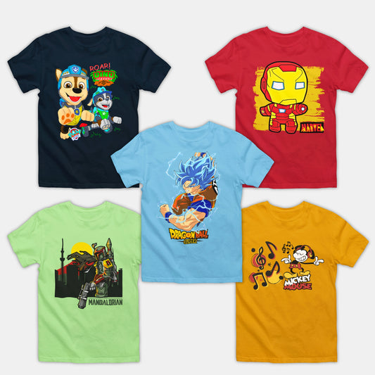 Boy Tshirts - 5 Pc Pack