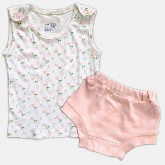 Baby 2 Piece Set - White